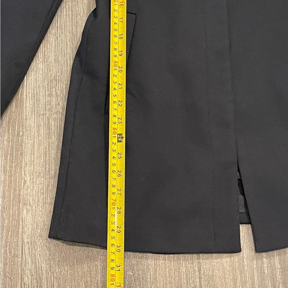 ZARA BASIC COLLECTION Navy Blue Collared Button L… - image 5